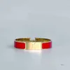 Bracelet Clásico Diseñador Carta Pulsera Men y mujeres Pulseras Pulseras de 18 km de oro Rosa rosa Tri-color Tri-color de 12 mm de ancho 17/19 Joyería de lujo