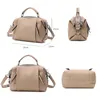 Hobo Genuine Leather Women Handbag Fashion Totes High Quality Shoulder Bag Classic Female Crossbody 2024 Bags Gray