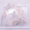 Hair Clips Pearl Flower Vine Headband Tiara For Women Bride Bridal Wedding Accessories Jewelry Hairband