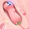 Fjärrkontroll Kegel Electric Shock Vaginal Balls For Women Cit Stimulation Vibrator Sex Toy Kvinnlig onani vibrerande ägg 240326