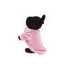 Vestuário para cães suéter de estimação de animais de estimação de camisa quente e macia inverno (pequeno preto)