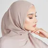 Ethnische Kleidung verkauft hochwertige Premium -Chiffon -Schalte dehlere Hijab -Schals Frauen Frauen