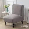 Couvre-chaise Couvre un canapé à couverture de graisse stretch stretch sans bras sans couple simplicité couleur solide douce
