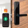 Zamknij wodoodporne zewnętrzne Tuya Smart Wi -Fi Cerradura Inteligente Bezpośrednia zabezpieczenia odcisków palców Digital Lock for Apartments