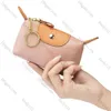 2024 Nouveaux portefeuilles en cuir authentiques Small Glosp Glans Bag de grande capacité pour femmes Soft Cow Hide Coin Livraison gratuite 10A