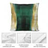 Pillow Free Fall Emerald with Gold Throw Christmas Case S canapé