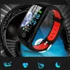 Bracelets F2 Smart Bracelet GPS Fitness Activity Tracker 1.14 "Sport étanche de pression artérielle Watch moniteur de sommeil Smart Band