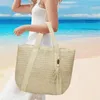 Storage Bags Straw Beach Bag Boho Handbags Crossbody Shoulder Tote Stylish Bucket For Camping Summer Dating Vacation