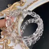 Figurines décoratives 9 mm Bracelet de perle de seau à quartz clean naturel charm