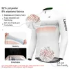 Autumn Mens Cycling Jersey Lange mouwen Slim Fit Road Bike Bicycle Shirt Kleding Mesh Reflecterende volledige rits met zakken 240328