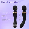 20 Snelheden krachtige dildo vibrator vrouwelijke av -massager Wand g spot clitoris voor vrouwen stimulator volwassen seksspeeltjes masturbator 240403