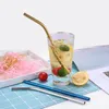 Drinking Straws Portable And Reusable 304 Stainless Steel For Travel. Collapsible Metal Straws. Student Set