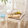 Pillow Colorful Cake Printing Chair Memory Foam Seat S Washable Coat Comfort Chairs Pad For Dining Room Wheelchair Decor