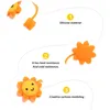 Kubki jednorazowe słomki 6 szt. Koktajl Słomka Wtyczka Little Sun Protector Cartoon Caps