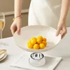 Platen container ronde afvoer fruit mandbasel lade decoratieve keuken teller snackplaat