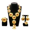 Ювелирные изделия для женщин 24 тыс. Крыляя ожерелье Большой круглый подвеска