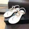 Sandaal Casual Luxe schoenen Flip Flops Walk Hike Outdoor Flat Hasp Slippers Zomer sexy kanaal Zonnige designer Slide Loafers Sandale Mule Mule Women Beach Shoe Sliders