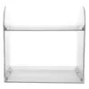 Hooks Makeup Holder Vanity Organizer Storage Skincare Organisers Holders For Display Cases Clear