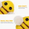 Party Decoration Bee Craft Toys Wool Felt abets Hat Crafts Decorations Costume Accessoires Small Scrapbook en peluche