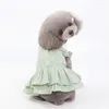 犬のアパレルペットの服小さな子犬のためのかわいいドレスプリンセスパーティーチワワヨーキールパアブリゴ