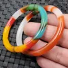 Strand Crafts Imitation Color Jingle Bar Bar Bracelet Original Jade Colors Women's Bangle Blype Hand