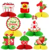 Party Decoration SURSURPIRSE-Strawberry Themed Decorations Sweet One Honeycomb Centerpieces 3D Fruit Table 1st Birthday Supplies