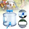 Water Bottles 7.5L Portable Container Large Capacity Storage With Faucet Outdoor Tank For Hiking Self-Driving Tour