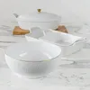 Bowls Embossed White Stoare Serve Bowl By Vergara Clear Kawaii Tableware Vajillas De Porcelana Steel Sunflower Cut