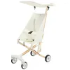 Stroller -onderdelen Babywagens kunnen worden gevouwen Licht Go Out Parachutes Children's Walk Four Wheels.