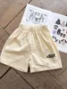 Trousers 2024 Summer Boys' Pants Girls' Shorts Quarter Korean Children's Middle Beach Kids Clothes