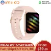 Regarde Smart Watch imiab W01 Smartwatch Women Men 1,69 "HD Fitness Tracker Sports Petomètre cardiaque Spo2 Sleep Monitor Sleep Monitor