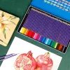 Pennor 36/72 Färgvattenlöslig oljebaserad blyertspenna Set Student DIY Målning Sketch Cartoon Pencil Art Supplies
