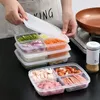 Aufbewahrung Flaschen 3pcs Versiegelte Kiste Transparent Küchenorganisator Kühlschrank Frucht Gefrierlager Sortierdichtungskästen Foodhase