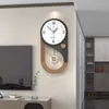壁時計工業用木製時計振り子豪華なクラシッククリエイティブウォッチヨーロッパのサイレントホルロゲムラールリビングルームの装飾