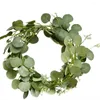 Dekorativa blommor 3st 2m takdekor Väglayout Rattan Jungle Party Wedding Decoration Greens Artificial Willow Vine Garland Wreath