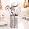 Küche Aufbewahrung Edelstahl Utensil Cooking Löffel Werkzeug Multifunktions-Stäbchenhalter-Zubehör