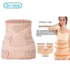 3IN1 CORSET Post-partum Bande de ventre Femmes enceintes Tummy Belly Pelvis Bree enveloppant Traineur Bandage Bandage Bandage Corps Shaper