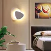 Lámpara de pared AC85-265V LED Indoor 18W 24 W White Golden Shell Color Nordic Simple con Fuente de iluminación de alto brillo