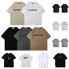 남성 디자이너 tshirts essientials t 셔츠 여성 단색 패션 편지 그래픽 티 탑 맨 힙합 럭셔리 의류 옷 티