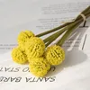 Decorative Flowers 6PCS Artificial Flower Dandelion Ball Chrysanthemum Foam Fake Living Room Potted Wedding Decoration Bouquet