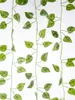 Fiori decorativi 6pcs/7pcs/9pcs Ivy Simulazione Vine Green Plant Decoration Home Strip Artificiale