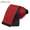 Галстуки -галстуки вязаный галстук для мужчин повседневное вязаное вязаное шей