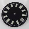 Kits 29mm Super Luminous Black Blue Grey Watch Dial Fit for ETA 2824 2836 NH36 NH35 7S26 62MAS Rörelsedatum Sunburst Watch Face