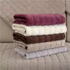 Chair Covers Warm Plush Sofa Cushion Solid Color Non-slip Cover Towel For Living Room Furniture Decor Slipcover Couch Pets Kid Mat