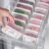 Bottiglie di conservazione Scatola per frigorifero facile accesso senza sapore trasversale Microwavedabile a microonde e classificazione vegetale