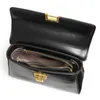 ITAMOOD-Genuine Leather Handbag for Women Luxury Branded Crossbody Bag Fashionable and Versatile Scarf Decor 240328