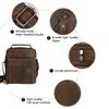 Joyir echte Ledermänner Vintage Handtaschen Kleine Klappen Männerumbetasche Casual Office Messenger Bags Mode Crossbody Bag 240403