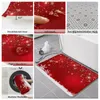 Tappeti natalizi snowflake decorazioni di portiere rosse per la casa navidad ornament regali regali di tappeto per decorazioni per feste di Natale