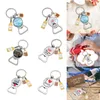 Keychains Bottle Opener Keychain Creative Keyring Key Holder Car Chain Daddy Gifts