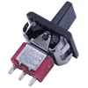 Party Decoration AC 250V/3A 125V/5A Momentary SPDT 3 Positions Toggle Switch T80-R